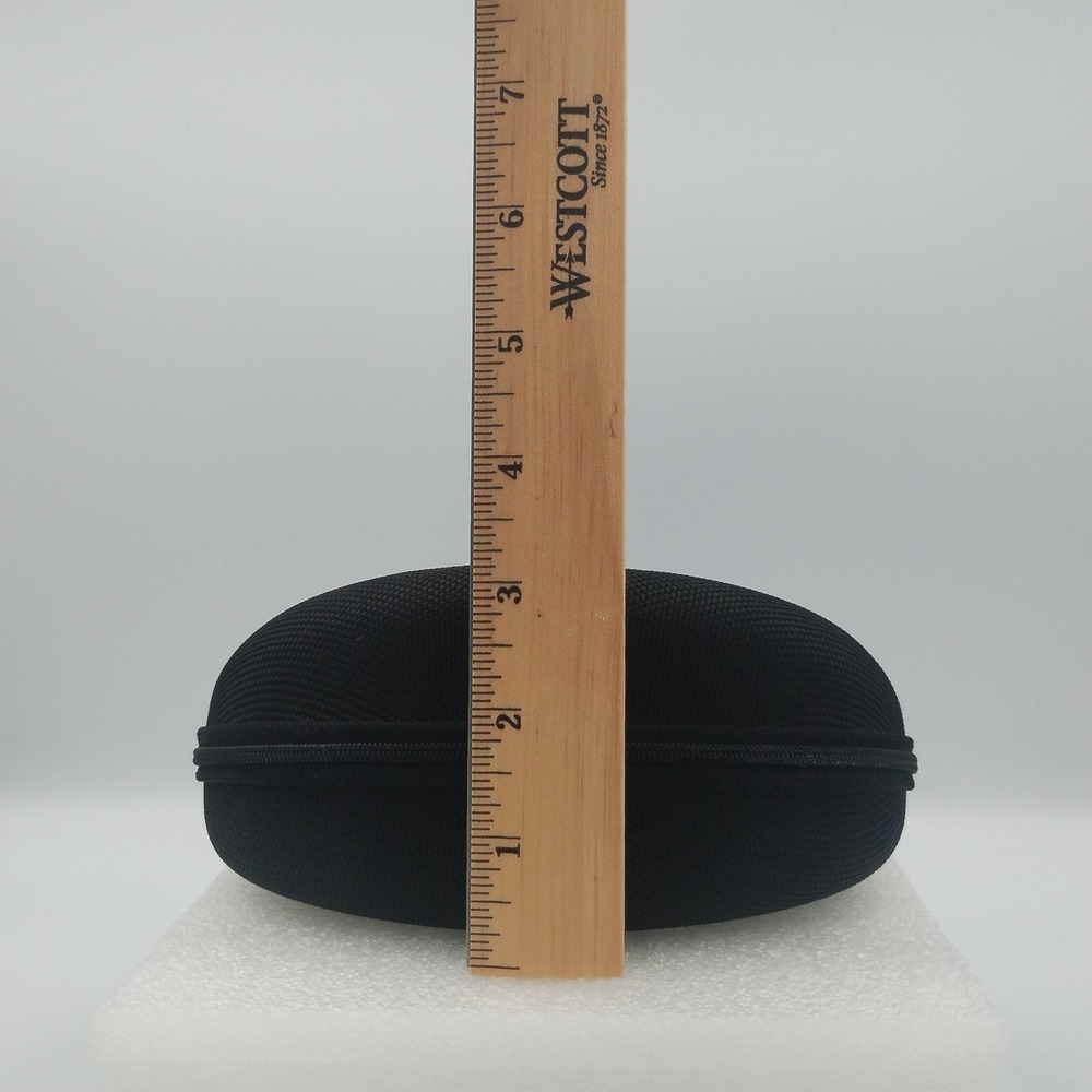Oakley Sport Sunglasses Case Black Zippered Soft Vault Foam Lens Slots Fits Flak - Picture 5 of 6